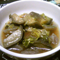 J・0505's cooksnap of when they made なすと白菜の煮浸し.
