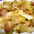 J・0505's cooksnap of when they made キャベツとシメジのケチャップ炒め.