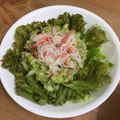 もかchan's cooksnap of when they made 10分あれば出来る！アボとカニカマの前菜.
