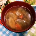 ととろ＆めい's cooksnap of when they made 豚しゃぶのゆで汁をリメイク：豚汁.