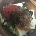 ALOHAnon's cooksnap of when they made ポン酢とごま油のお豆腐サラダ.