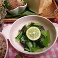 もりあん農園's cooksnap of when they made 根っこも♡ほうれん草のおひたし×アマニ油.