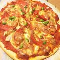 かわいいおやつ's cooksnap of when they made 簡単☆薄力粉とBPでカリカリふわふわピザ.