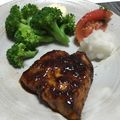 理恵蔵's cooksnap of when they made まぁ簡単‼「魚の照焼き」でカジキマグロ♫.