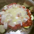 ソンくん's cooksnap of when they made ズッキーニとウインナーのピザ☆.