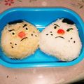 Kenmama＊'s cooksnap of when they made 妖怪ウォッチおにぎり侍♡おにぎり.