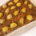 Cookingmam's cooksnap of when they made ＊栗とくるみ入り黒糖おこわ＊.