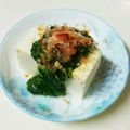 taako1552's cooksnap of when they made 豆腐モロヘイヤ～乗せるだけ～簡単！.