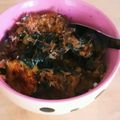 ねこねこる's cooksnap of when they made ５歳と作る夏ランチ★なすの照り焼き丼.