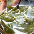 甘茶0825's cooksnap of when they made 抹茶寒天(サイリウム入り）.