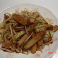 さつこちゃん's cooksnap of when they made さつま揚げとキャベツのソース炒め.