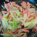 ☆★☆なっち☆★☆'s cooksnap of when they made 白菜とウインナーの中華炒め.
