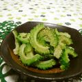 赤い電話's cooksnap of when they made ゴーヤのナムル.