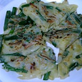 ayaroku's cooksnap of when they made にらと玉ねぎの簡単！チヂミ.