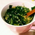 青空夏's cooksnap of when they made マグカップで簡単即席わかめスープ.