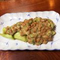 ♪ゆかたん♡'s cooksnap of when they made レンジで１分３０秒 焼き茄子風おかか和え.