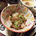 ゆにこーん☆'s cooksnap of when they made ３分【イカとオクラのおかか山葵醤油和え】.