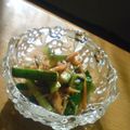 ﾐﾅﾐ27's cooksnap of when they made ミョウガとキュウリの梅肉和え.
