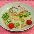 にゃにゃ☆☆☆'s cooksnap of when they made 豚しゃぶおろしそうめん.