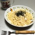 クラムボン〇's cooksnap of when they made 濃厚たらこクリームパスタ！.