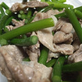 うじもあ's cooksnap of when they made 豚肉とニンニクの芽のオイスター炒め★.