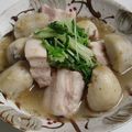 ふぁびこ's cooksnap of when they made 豚バラと里芋のつゆたっぷり煮込み.