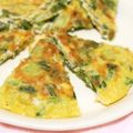 mmameco's cooksnap of when they made チンゲン菜と鮭フレークの卵チーズ焼き.