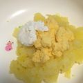 ハムちゃんず♡'s cooksnap of when they made 離乳食中期から ポテトサラダ風.