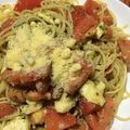 seka854's cooksnap of when they made 冷製バジルパスタ★ジュノベーゼは簡単～.