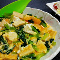 赤きんぎょ16's cooksnap of when they made 早ワザ！小松菜と高野豆腐のたまごとじ.