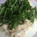 ココキキララ's cooksnap of when they made ツナマヨ＆カイワレ☆冷奴豆腐.
