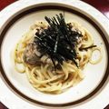 しましまもっぷ's cooksnap of when they made 梅しそツナ和風？パスタ♪.