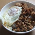 きらり流れ星's cooksnap of when they made 朝でも簡単◎目玉焼き丼.