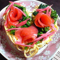 ミカボン８８８'s cooksnap of when they made ひなまつり❀三段ケーキちらし寿司✿.