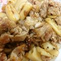 まつ☆ちえ's cooksnap of when they made れんこんと豚肉の甘辛炒め.