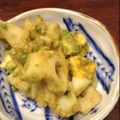 黒犬べーやん's cooksnap of when they made 簡単！10分で蓮根アボカド味噌サラダ.
