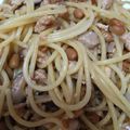 かなこれんじゃあ's cooksnap of when they made 簡単混ぜるだけ！アボカド納豆スパ.