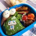 たべたいち's cooksnap of when they made キャラ弁☆ウズラとウインナーで宇宙人.