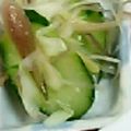 クック9QC29N☆'s cooksnap of when they made ポリ袋de簡単☆胡瓜とみょうがの浅漬け.