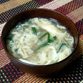 タカラ★☆☆'s cooksnap of when they made ニラとえのきのかき玉汁.