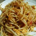 sayaphayap's cooksnap of when they made 卵もやしカニカマのオイマヨケチャ炒め★.