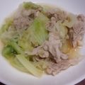 クックKSB66V☆'s cooksnap of when they made 簡単！豚肉とキャベツのサッと煮☆.