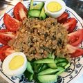 くませり's cooksnap of when they made こんにゃく麺でジャージャー麺.