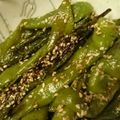 yotms's cooksnap of when they made 万願寺の煮浸し.