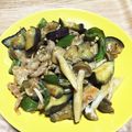 aktf's cooksnap of when they made ナスとピーマン、豚肉の味噌炒め.