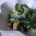 ピンクのたまご's cooksnap of when they made ゴーヤ卵サラダ.
