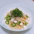 いづみ's cooksnap of when they made たこわさチーズの☆冷パスタ.