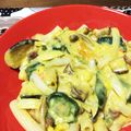ぱっつんがちゃこ's cooksnap of when they made かぼちゃのクリームソースパスタ.