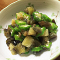 na♡＊'s cooksnap of when they made オクラとナスのめんつゆ和え.