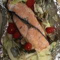 クックDZRR0R☆'s cooksnap of when they made ☆さっぱりヘルシ〜！鮭のホイル蒸し☆.